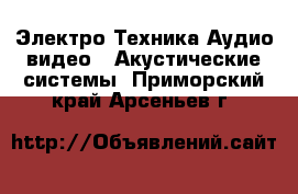 Электро-Техника Аудио-видео - Акустические системы. Приморский край,Арсеньев г.